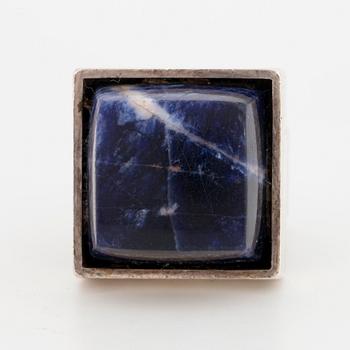 Hans Hansen sterlings silver and sodalite ring.