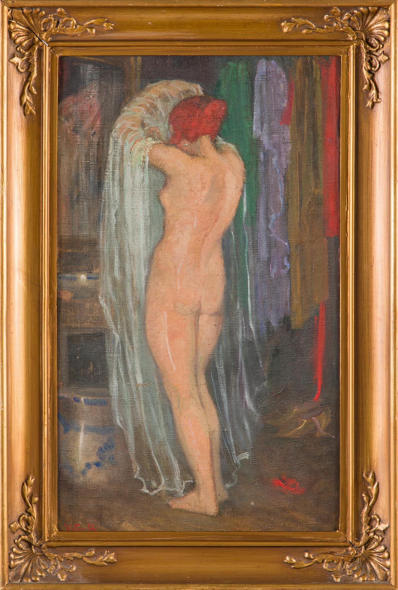 Venny Soldan-Brofeldt, The Model Tries the Veil.