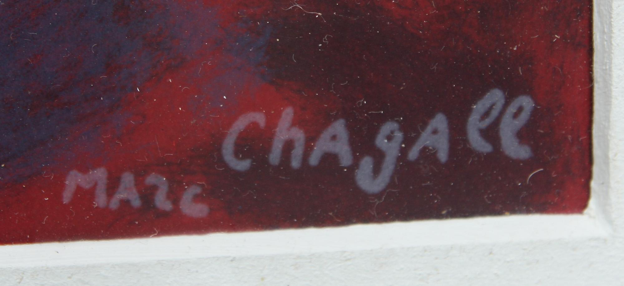 MARC CHAGALL, efter, färglitografi.