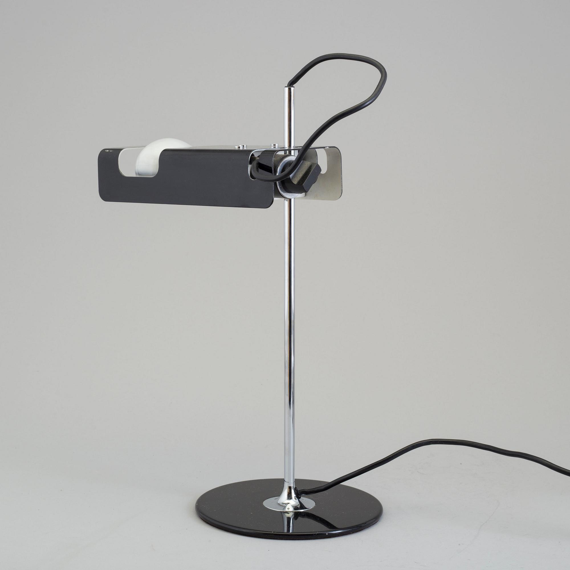 A 'Spider' table lamp by Joe Colombo, for Oluce, designed 1965.