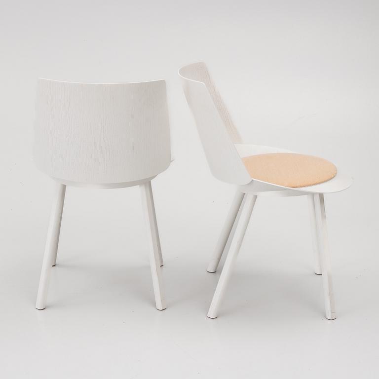 Stefan Diez, chairs, 8 pieces, “Houdini”, E15, 2000s.
