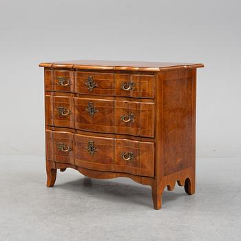 A Northern-European late baroque chest of drawers, mid 18th century.