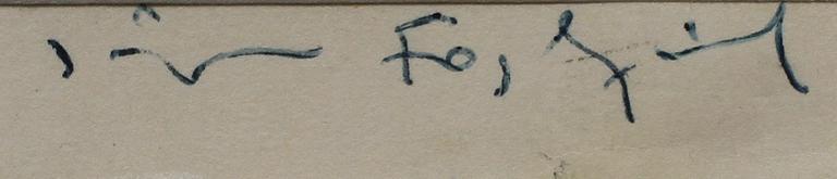 JÖRGEN FOGELQUIST, blandteknik, sign.