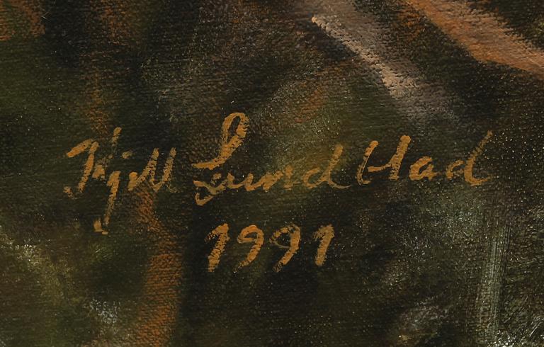 KJELL LINDBLAD, olja på duk, signerad och daterad 1991.
