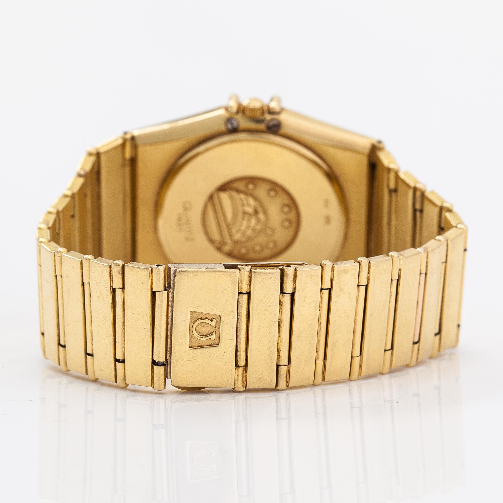 Omega, Constellation, chronometer, wristwatch, 32.5 mm.