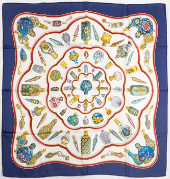 Hermès, scarf, "Qu'importe le flacon".