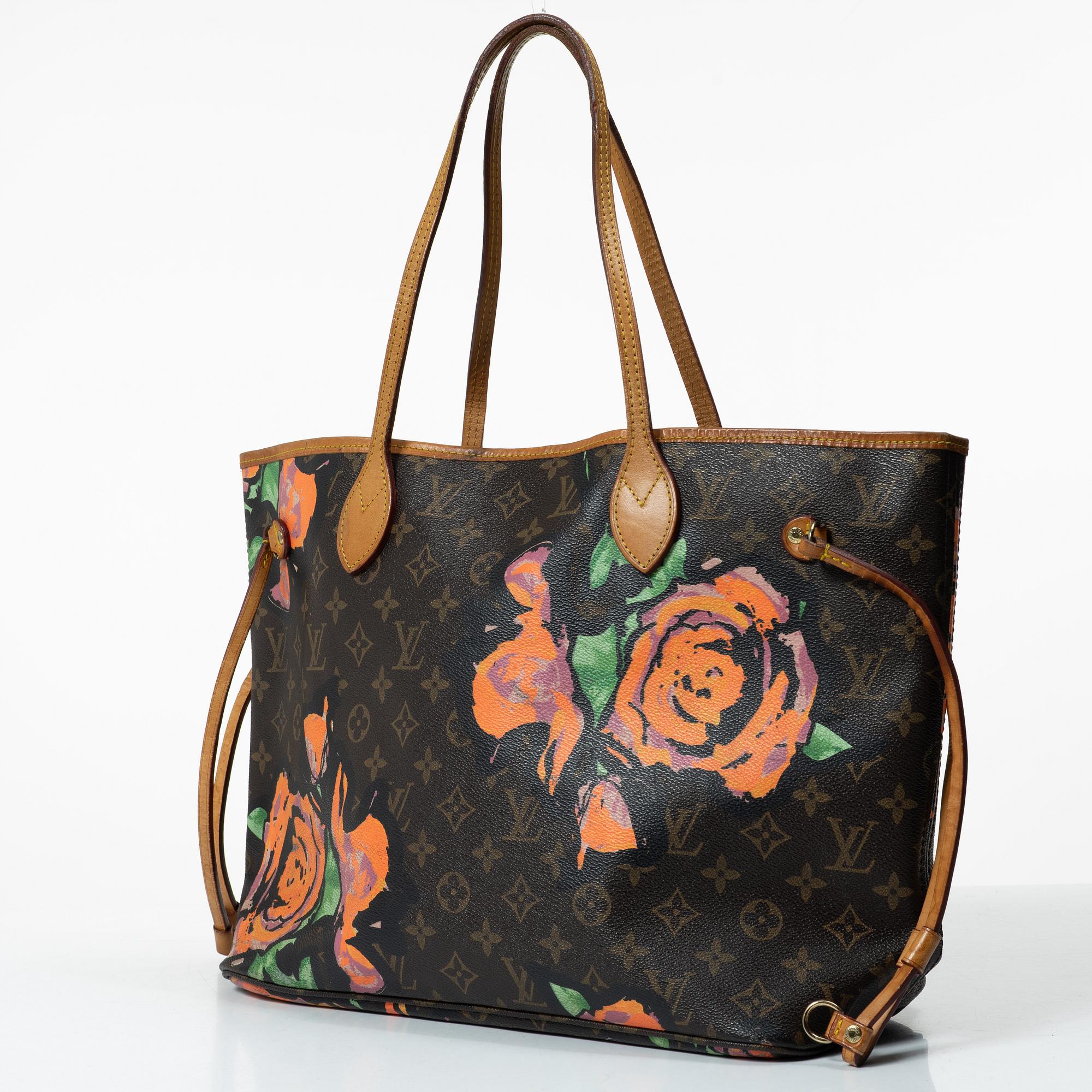 Stephen Sprouse for Louis Vuitton, 'Neverfull Roses' bag, 2009.