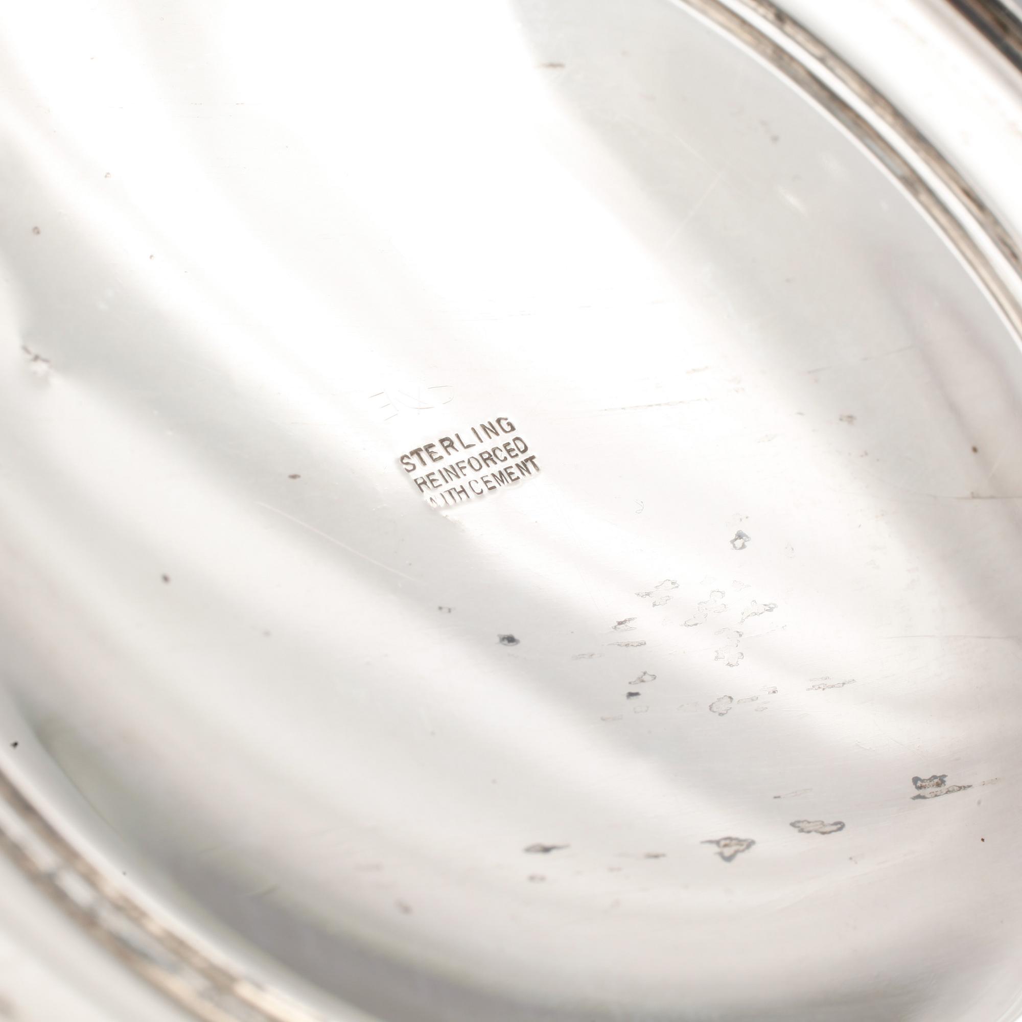 LJUSSTAKAR, ett par, sterlingsilver, 1900-talets andra hälft,