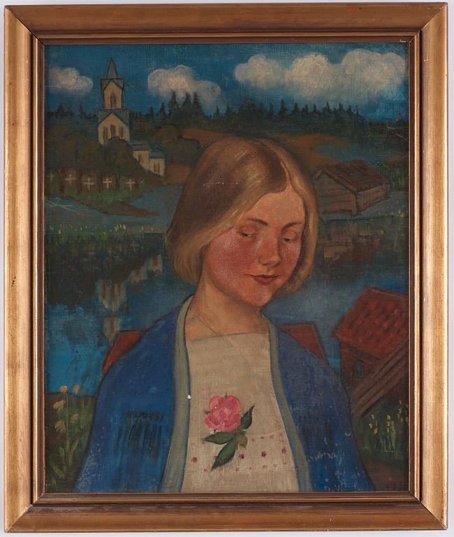 Ivar Arosenius, 'Eva' (the artist's wife).