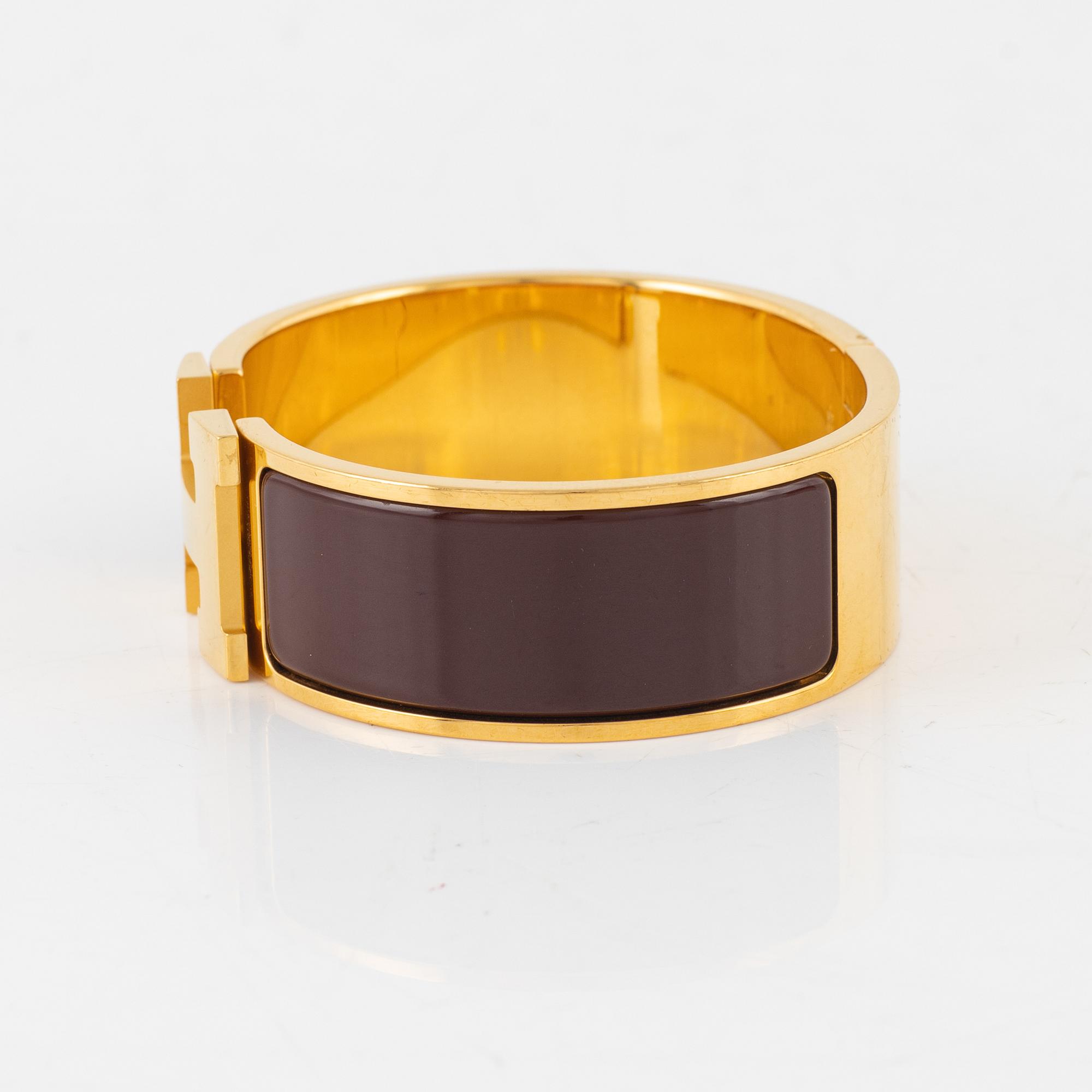 Hermès, bracelet, "Clic Clac H", GM.