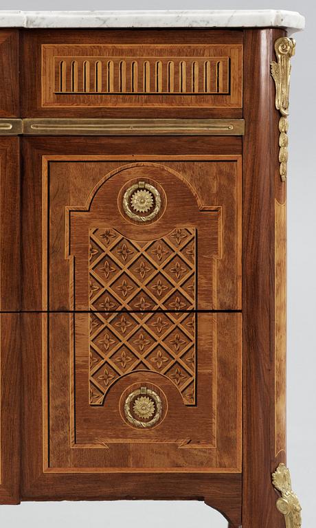 A Royal commode made by Georg Haupt 1782 for prince Karl Gustav, Duke of Småland, the second son of Gustav III.