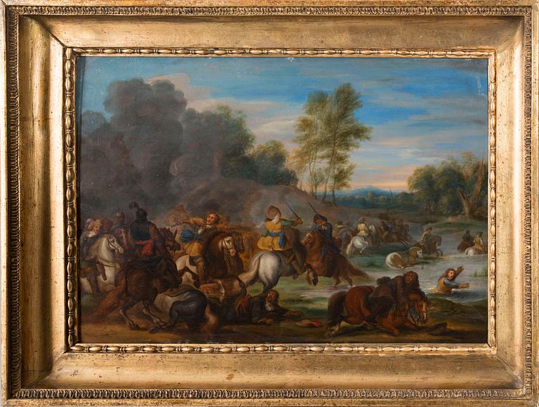 LAMBERT DE HONDT, attributed painting.