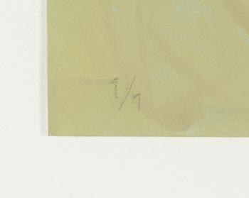 Emilia Ilke, screenprint in colours. Signed and numbered 1/1.