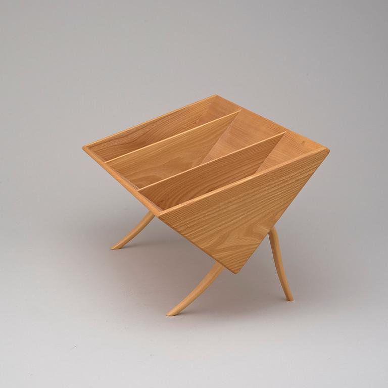 A Bruno Mathsson elm bookshelf, Karl Mathsson, Värnamo, Sweden 1971.