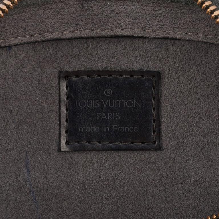 LOUIS VUITTON, a black epi handbag, "Pont Neuf".