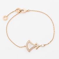 Bracelet, Bulgari, 18K rose gold with mother-of-pearl and brilliant-cut diamonds.