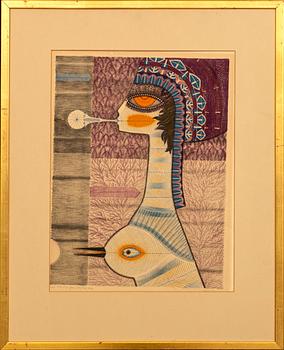 MAX WALTER SVANBERG, a signed and numbered colour lithograph.