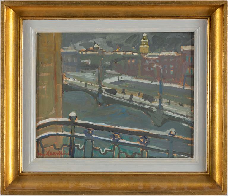 ERIC HALLSTRÖM, gouache, signed.