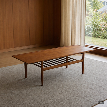 Grete Jalk, Coffee table, Glostrup Møbelfabrik, Denmark 1950s/60s.