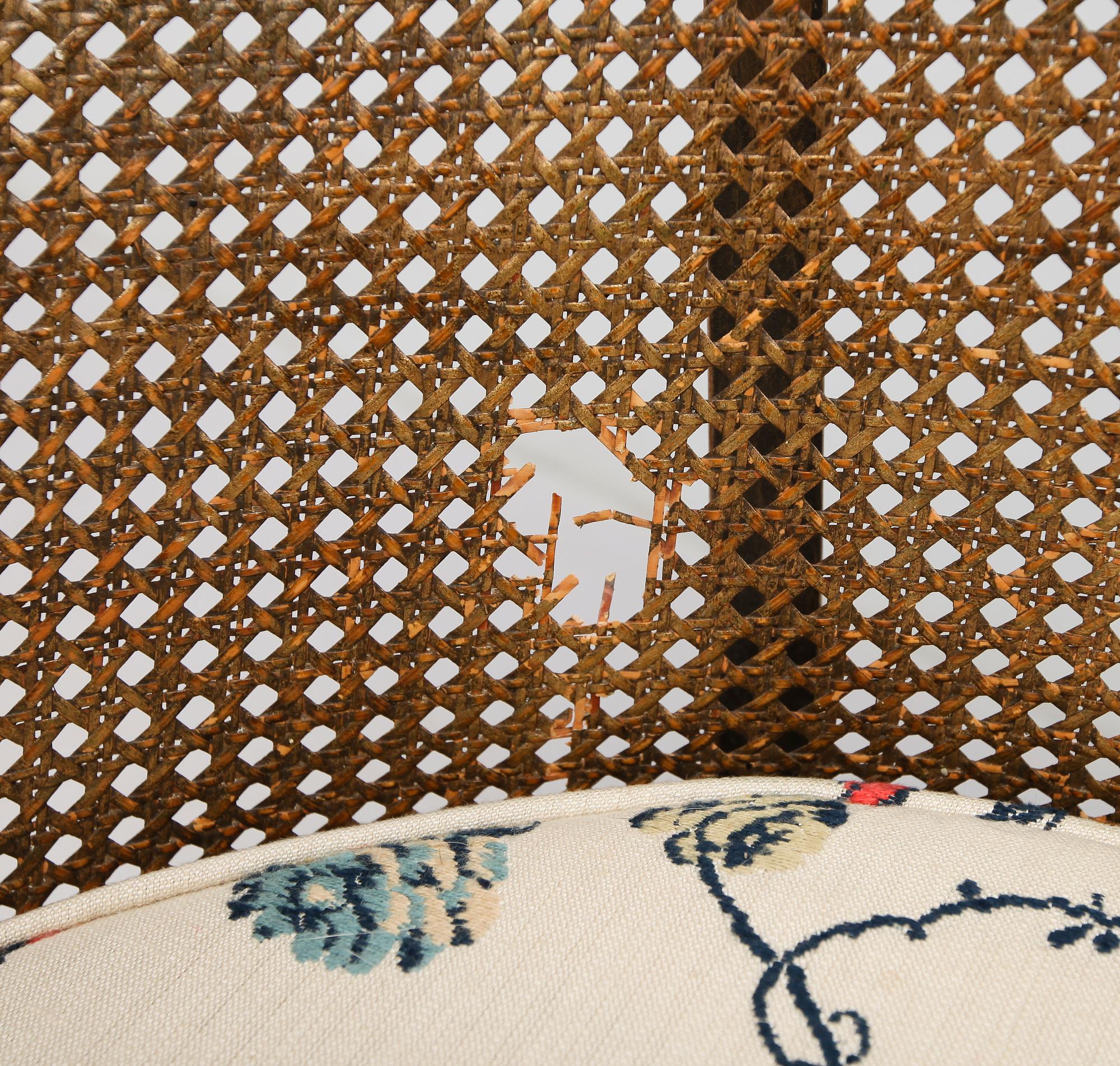 KARMSTOL, Louis Seizestil, omkring år 1900.