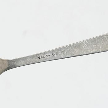 Jacob Ängman, cutlery, 20 pcs, silver, 'Rosenholm', GAB, Stockholm, some 1946.