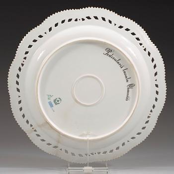 A set of three Royal Copenhagen 'Flora Danica' dishes, Denmark, 20th Century.