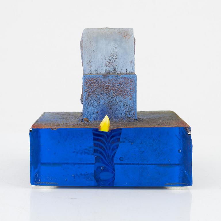 Bertil Vallien, "Buddhas tand", unik skulptur, Kosta Boda.