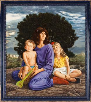 LENNART OLAUSSON, olja på pannå. Sign o dat -78 Nov-Dec.