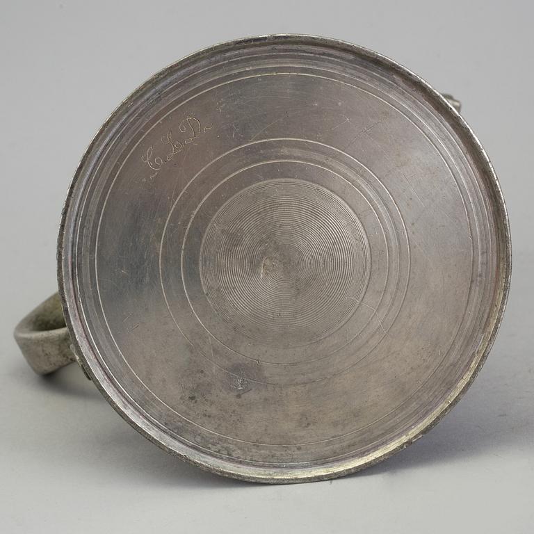 STOP och PLUNTA, 2+1, tenn, 1700 -talets slut/1800-talets första hälft.