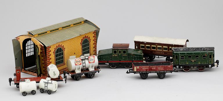 PARTI LEKSAKER, bl a Märklin, 1900-talets början.
