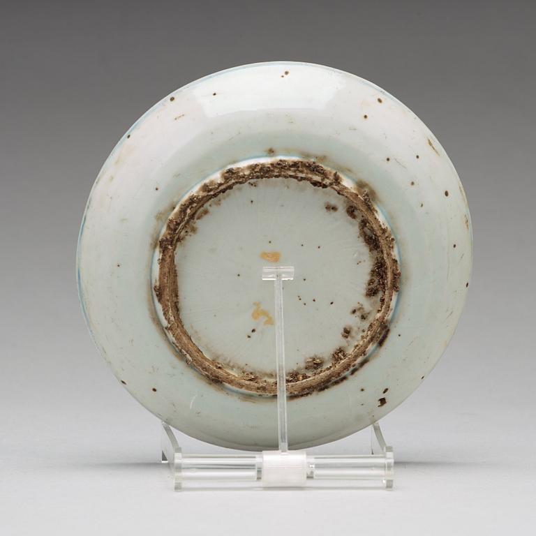 A set of nine blue and white dishes, Ming dynasty, Wanli (1572-1620).