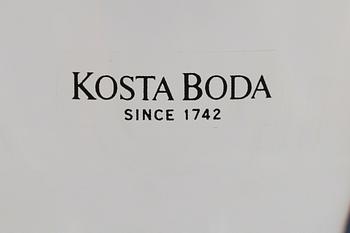VAS, glas, Göran Wärff, Kosta Boda, signerad, 1900-talets andra hälft.