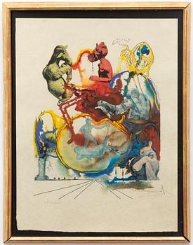 Salvador Dalí, "Heroic" (Satyr) Ur "Four Dreams of Paradise".