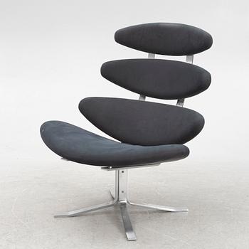 Poul Volther, a 'Corona EJ 5' easy chair, Erik Jørgensen, Denmark.