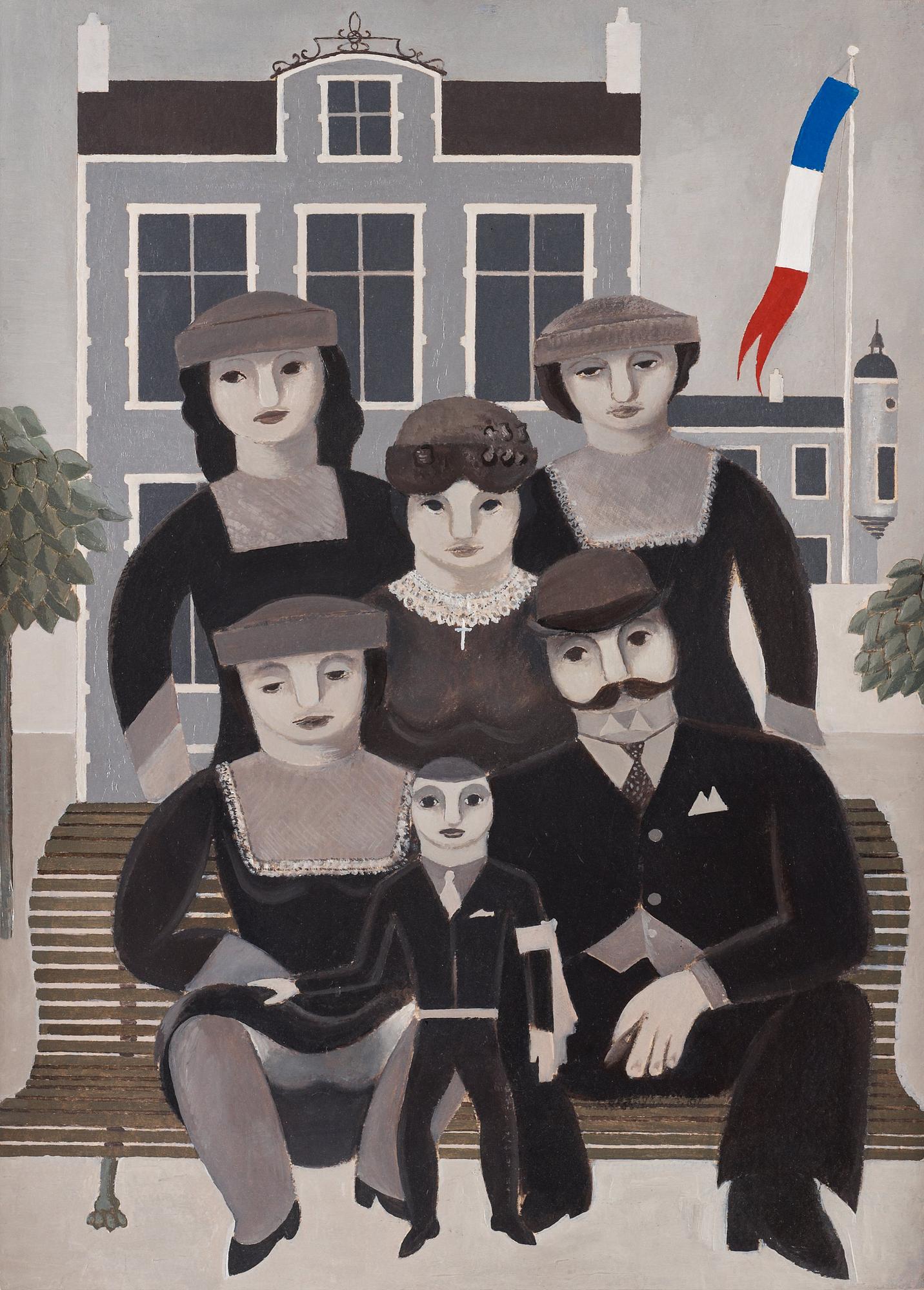 Otto G Carlsund, "Den lycklige familjen I".