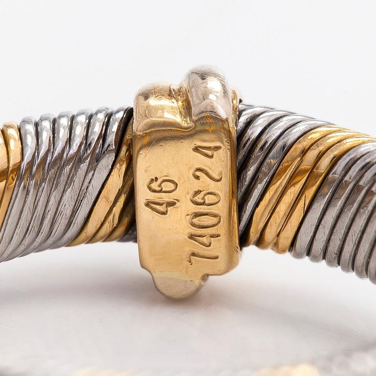 Cartier, ring, "Aurore",  18K guld och stål.
