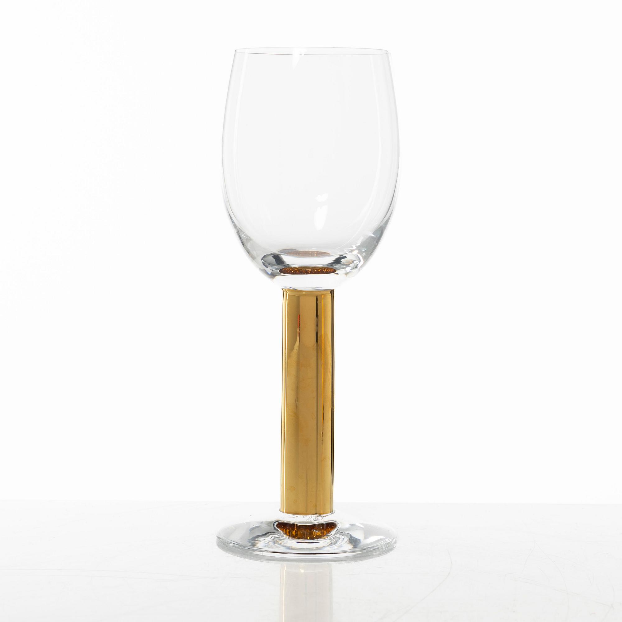 Gunnar Cyrén, glasservis, 26 delar, "Nobel", Orrefors.