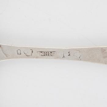 A set of  Silver Spoons, including Andreas Isberg, Skänninge 1814 (8 pieces).