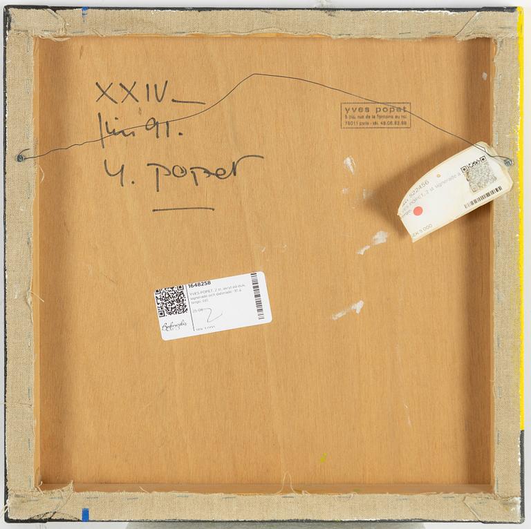 Yves Popet, "XXIV", "XXI".
