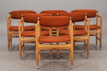 KARMSTOLAR, 6 st, Börge Mogensen, Karl Andersson & Söner.