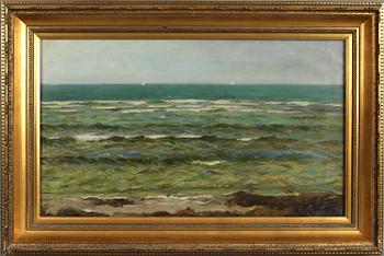 FRITZ KÄRFVE, olja på duk, sign o dat 1908.