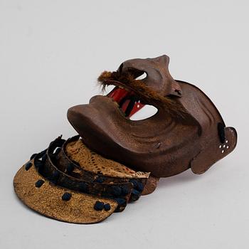 MASK, järn, Mempo, 1650-1750.