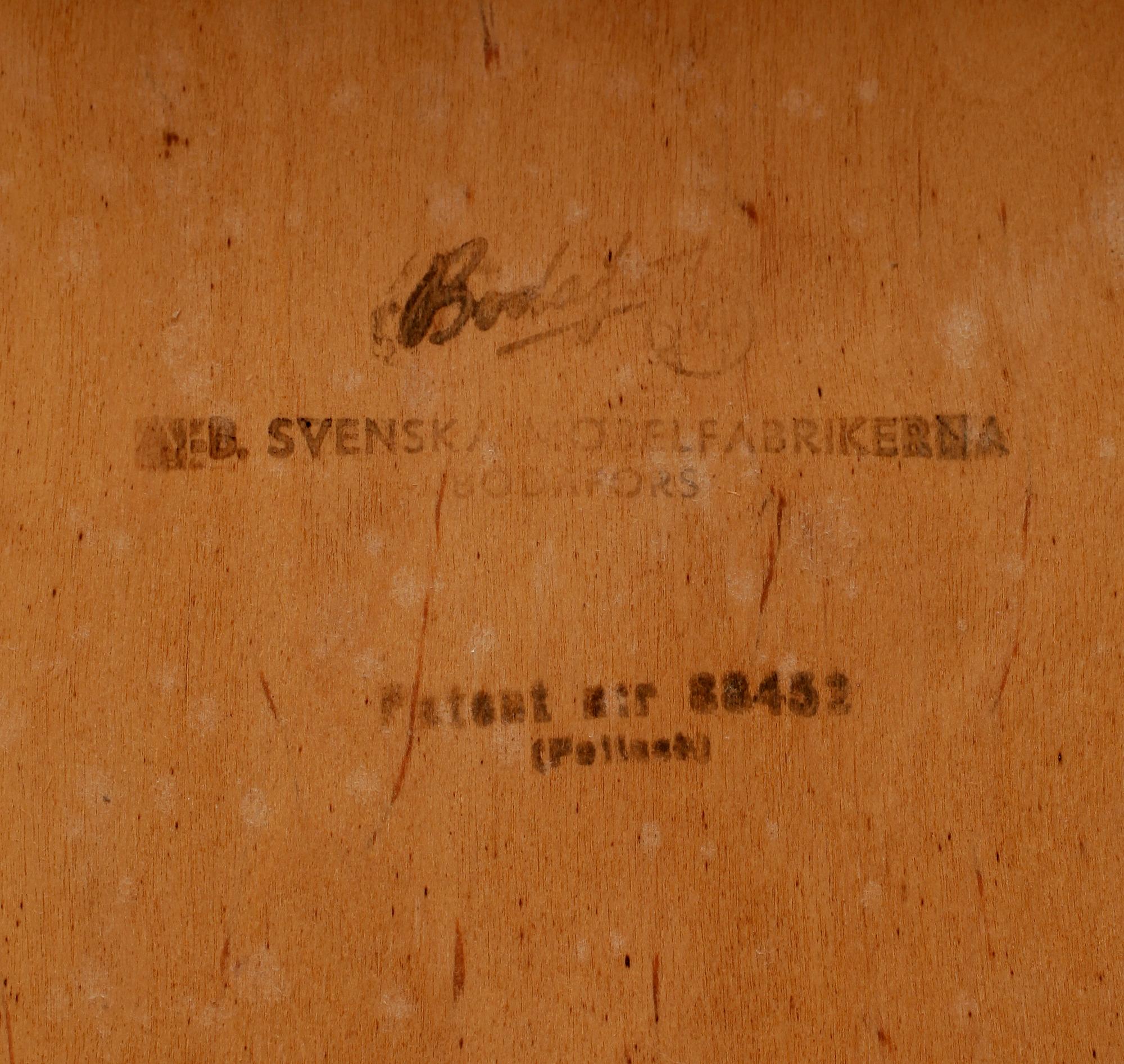 STOLAR, 6 st, Carl-Axel Acking, 1900-talets mitt-andra hälft.