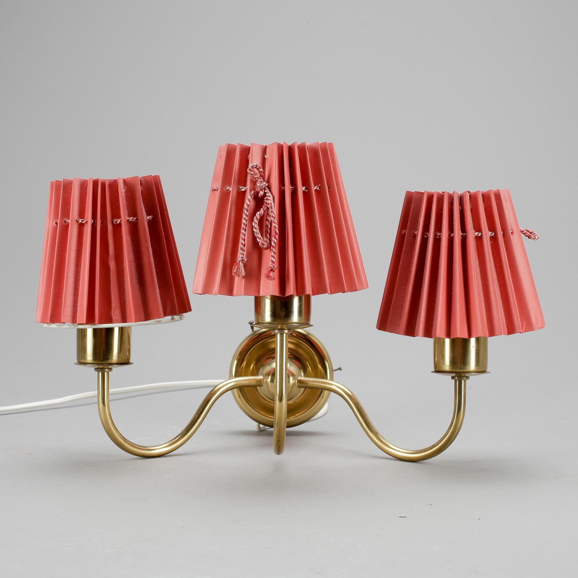 VÄGGLAMPA, troligen Josef Frank för Firma Svenskt Tenn.