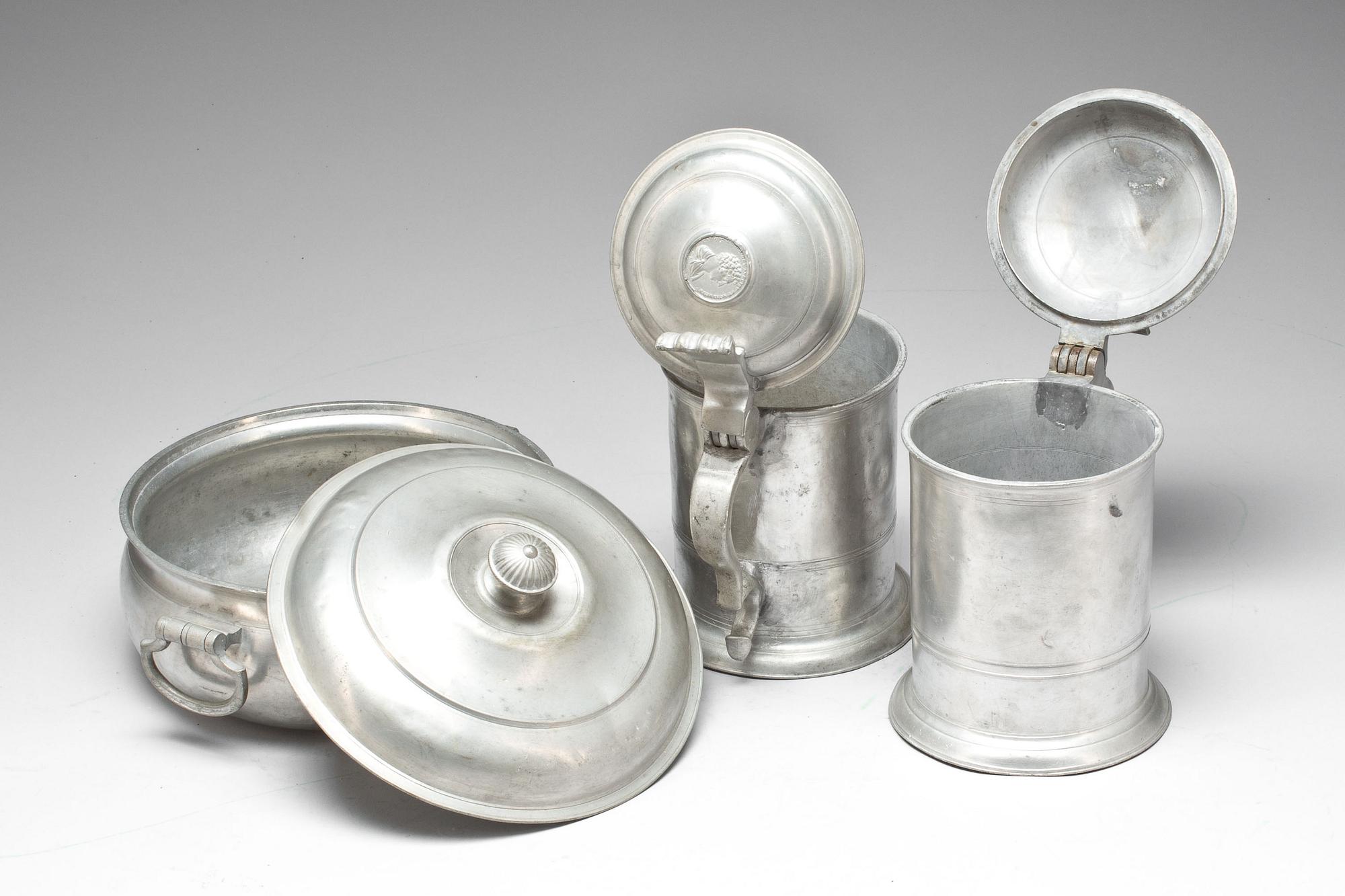 PARTI TENN, 3 delar, 1800-tal.