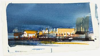 Lars Lerin, Vinterljus, Lofoten.