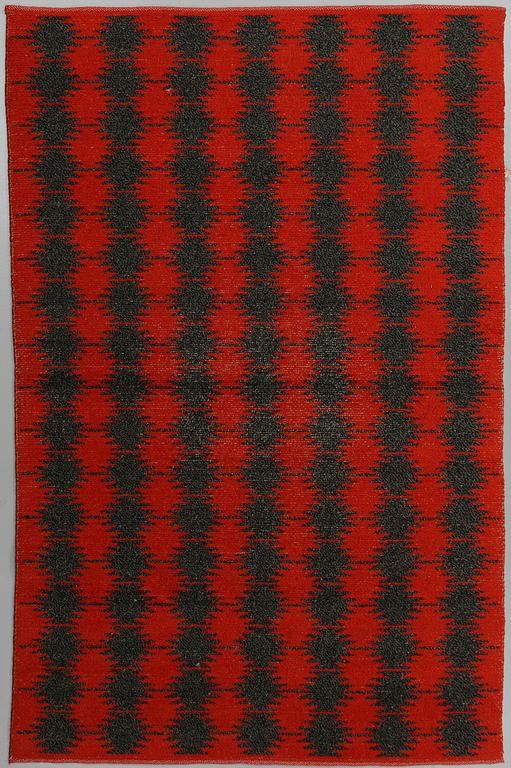 MATTA, dubbelväv, 1900-talets andra hälft, 195 x 129 cm.