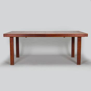 Carl Gustaf Hiort af Ornäs, a mid-20th-century 'Näyttely Senior' dining table and 12 chairs for HMN Huonekalu Nupponen.