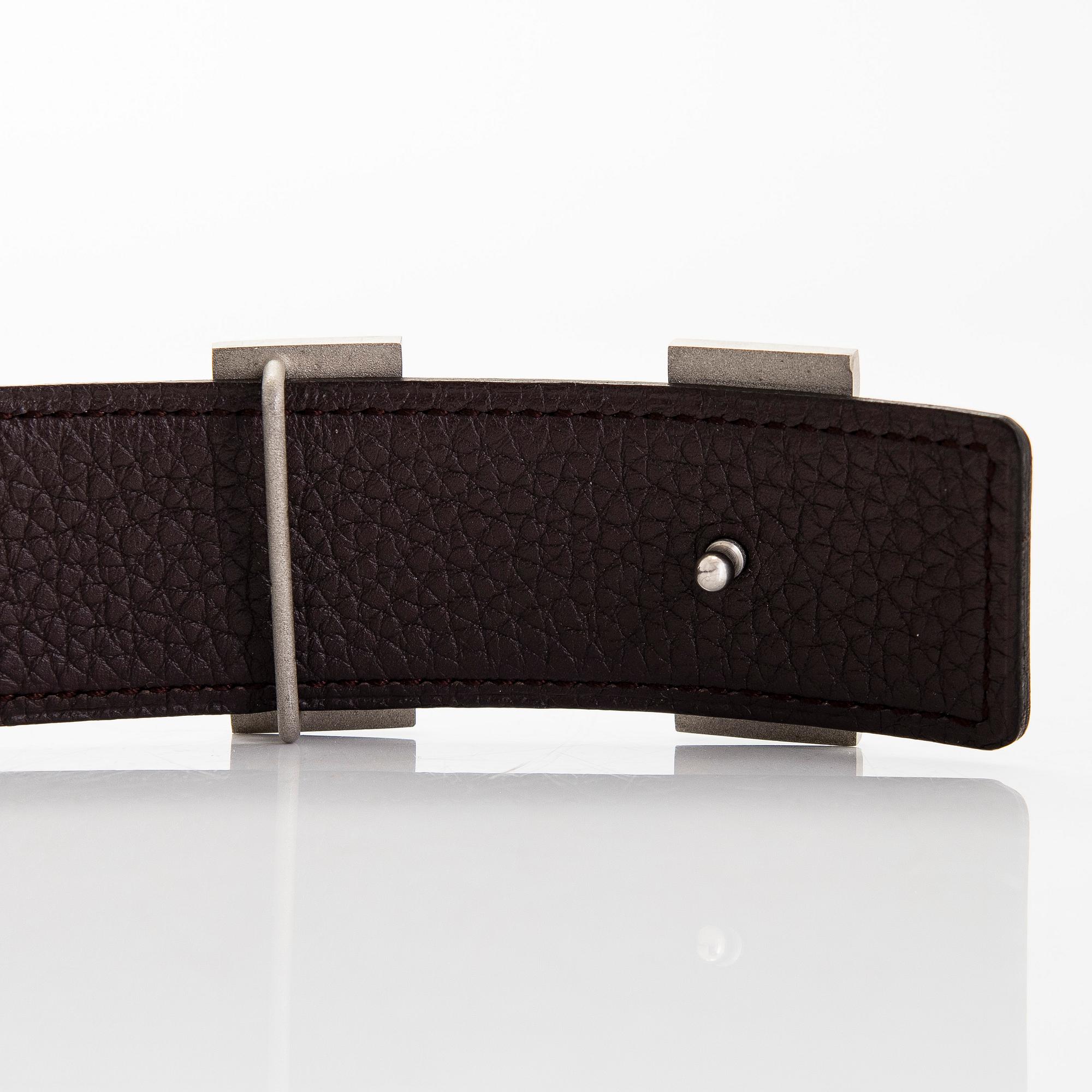 Hermès, a 'Constance' belt, size 95, 2012.