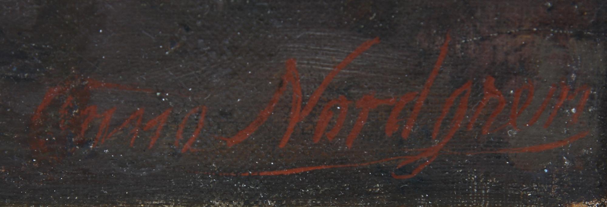 ANNA NORDGREN, olja på duk, sign.